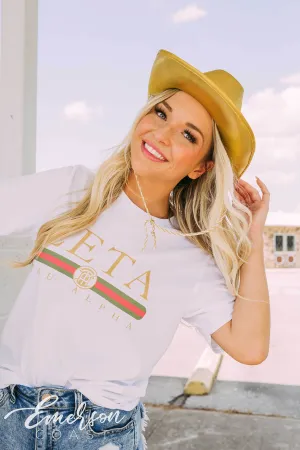 Zeta Tau Alpha Gold PR Tee